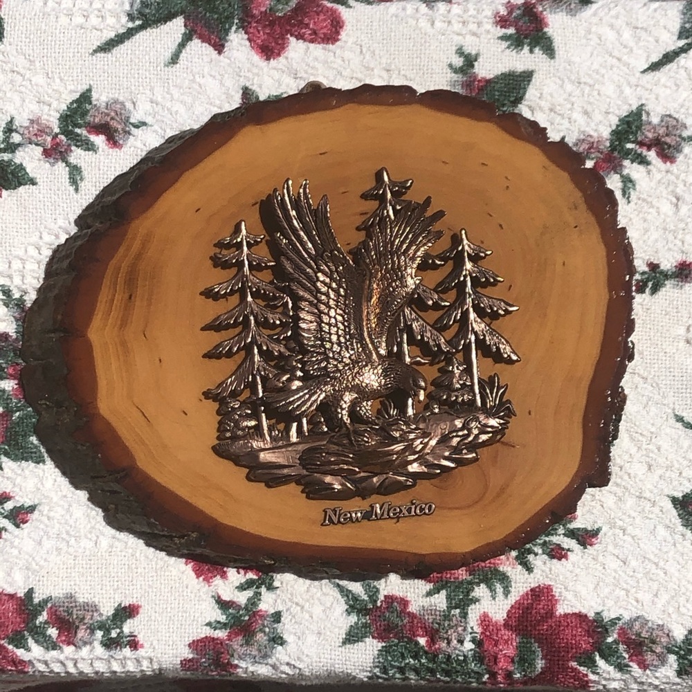 New Mexico Copper Eagle Plaque.